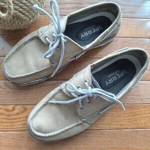 Men's Sperry Top-Sider Billfish 3-Eye Leather Boat Shoe Size 10.5